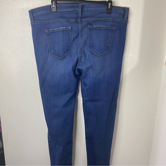 Judy Blue Tummy Tuck Jeans Womens Sixe 3XL Blue Denim Stretch Distressed Plus - Picture 3 of 10